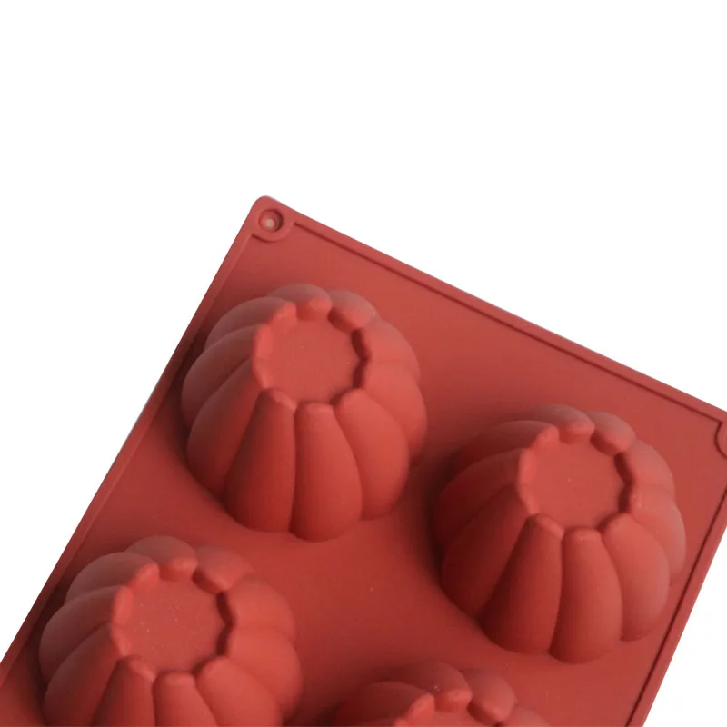 6 полости искусство цветок Круглый Силиконовая форма DIY украшения торта шоколадный мусс Кондитерские формы Маффин десерт мод форма для выпечки