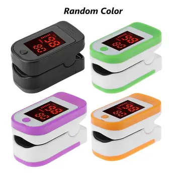 

1PC Random Color Oximetry Household Digital Fingertip Pulse Oximeter Blood Oxygen Saturation Meter Finger SPO2 PR Monitor