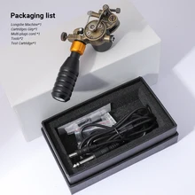 Профессиональная татуировочная машина Shader Liner роторная татуировочная машина для Liner Shader вес тихий тату мотор для татуировки Поставщик