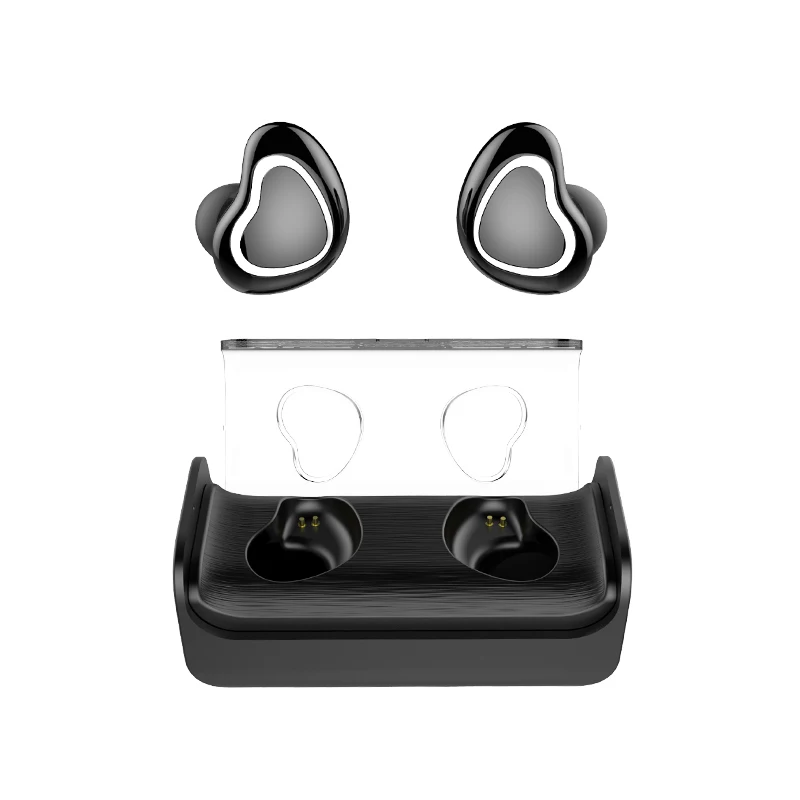 Пара беспроводной Bluetooth гарнитуры TWS наушники в форме сердца сенсорные