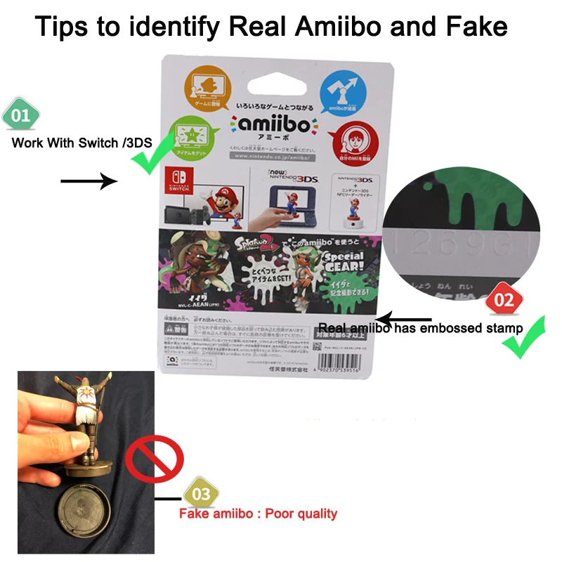Фигурка Amiibo из серии Super Mario Luigi Peach Yoshi Bowser Donkey Kong для wii U