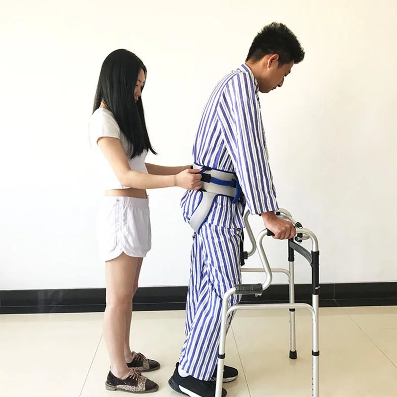 Реабилитационный поддерживаемый пояс для прогулок с нижней конечностью, оборудование для обучения на ногах для пожилых людей