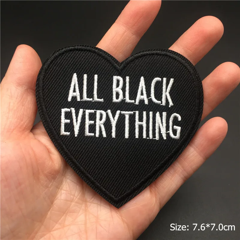 Wolf Patches für Kleidung Streifen Applikationen Schwarz Stickerei Punk Abzeichen Nähen Kleidung Aufkleber Eisen auf Patches Dekoration – Detail 7