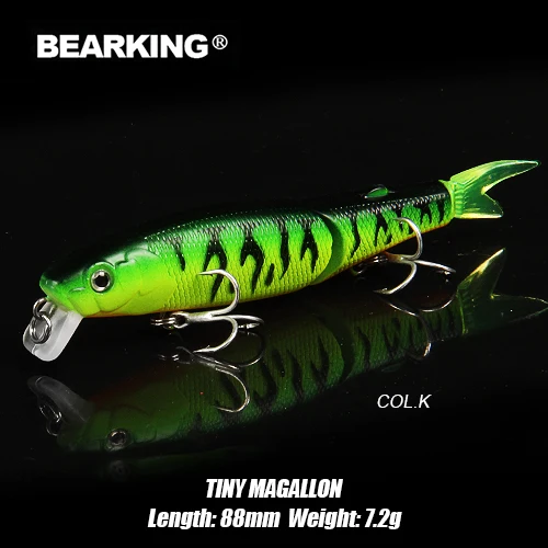 BEARKING 113 мм 16 г, 113 мм 13,7 г, 88 мм 7,2 г новые рыболовные приманки magallon family minnow crank горячая модель приманки - Цвет: Magallon-Tiny-K