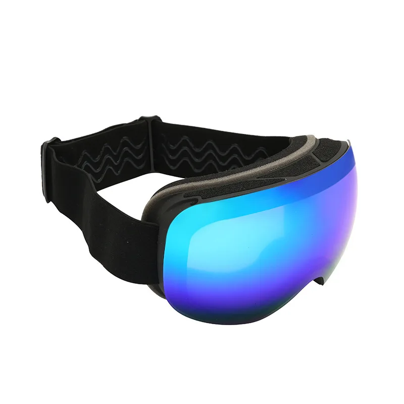 UV400+ очки для сноуборда с большой маской, очки для велоспорта, лыжного спорта, для улицы, двухслойные, противотуманные, зимние спортивные очки