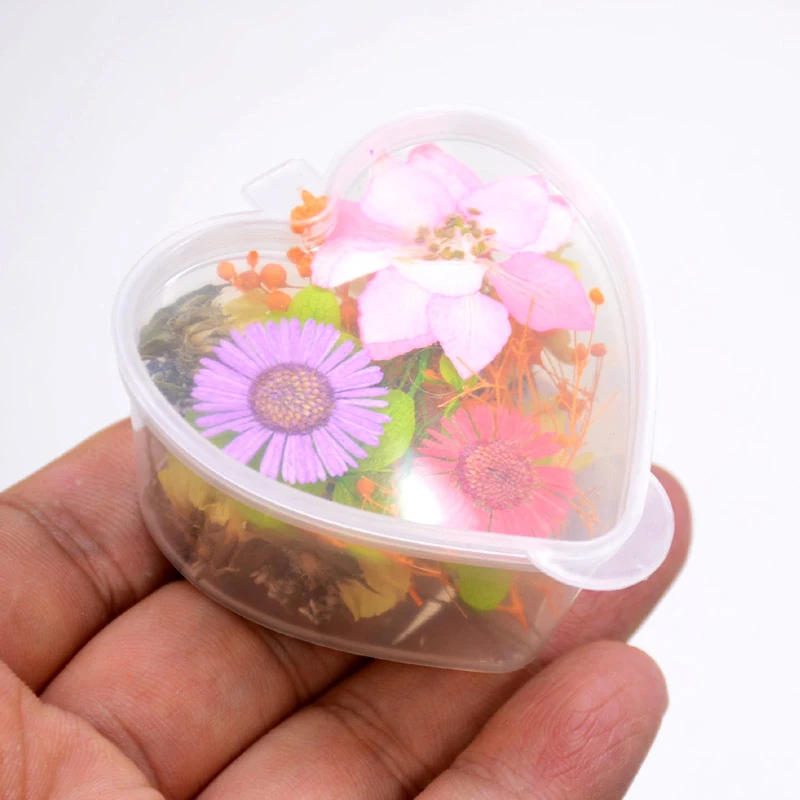 Смешанный натуральный сушеный цветок для ногтей DIY 3D прессованный цветок ползунок наклейка лак маникюр Дизайн ногтей Украшение