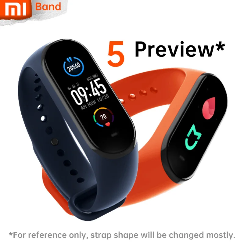 Новый Xiaomi Mi Band 5 Spo2 Умный домашний контроль AI голосовой помощник пульсометр шагомер для сна для плавания спортивный монитор приложение Push напоминание сигнализация| |   | АлиЭкспресс