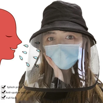 

Ship Safety Face Shields for unisex Full Face Shield Anti-Spitting Bucket Hat Mask Visor visiere Protection from Splash Splatter