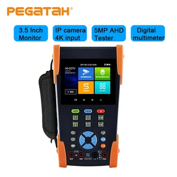 

New 3.5 Inch H.265 8MP IP Camera CCTV tester 5MP AHD Monitor tester Rapid ONVIF TDR Built in WIFI PoE Security camera tester