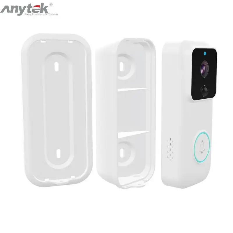 Wifi дверной звонок умный видео дверной звонок визуальный домофон Anytek B60 HD 1080P IP дверной звонок Облачное хранилище беспроводная камера безопасности