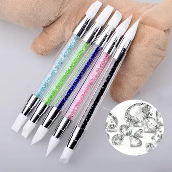 

Newly 5pcs 2 Way Double Painting Point Pen Acrylic Nail Art Manicure Polish Tool DIY Kit Set CTN88