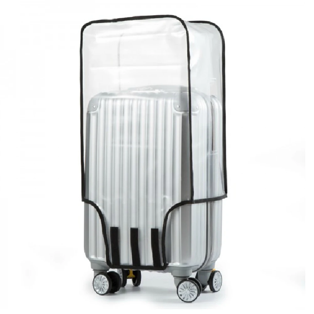 Полезный пыленепроницаемый ПВХ чемодан защитный многоразовый водонепроницаемый прозрачное матовое защитный чехол для чемоданов