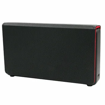 

Foldable Standable Case Cover For Marshall Stockwell Spleaker BT Speaker Black Made Of Leather Shock-absorbing skid-proof
