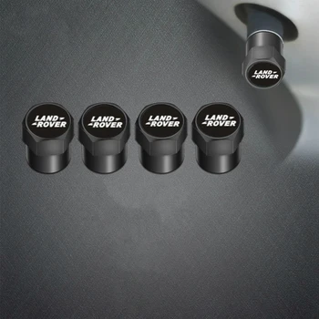 

4 Pcs car tire valve cap sticker cap tyre dust cap For land rover range rover sport discovery 4 freelander 2 accessories
