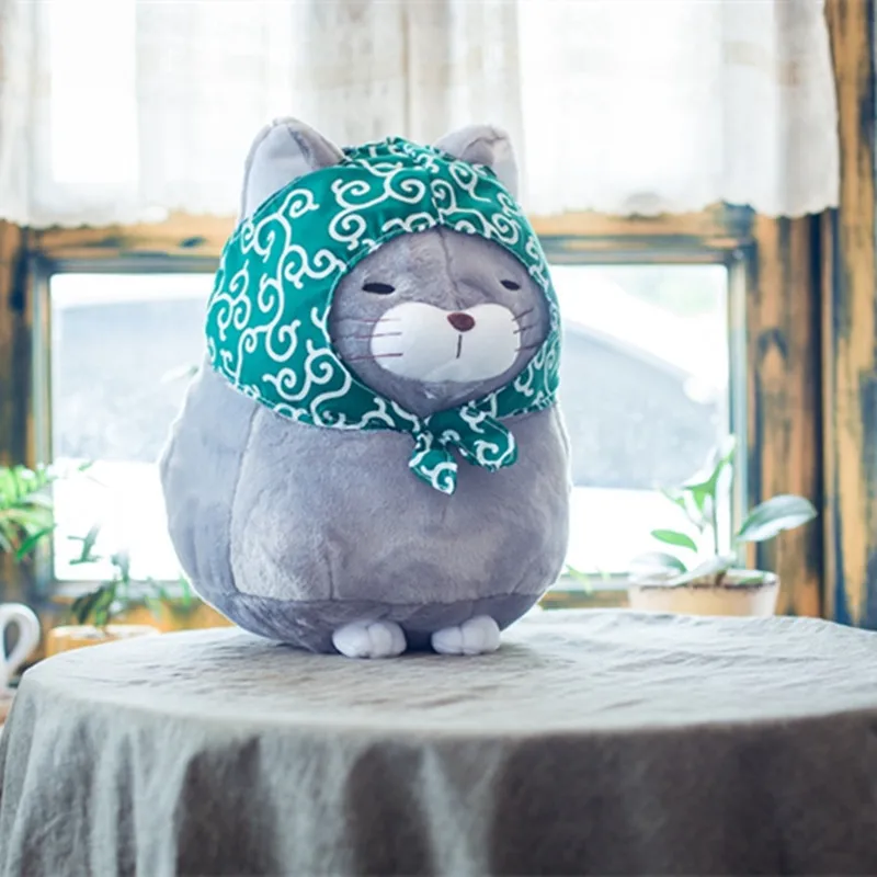 

Japan Celebrity Style Steamed Bread Cat Fortune Series Adorable Cat Small Doll Children Cute Plush Toys