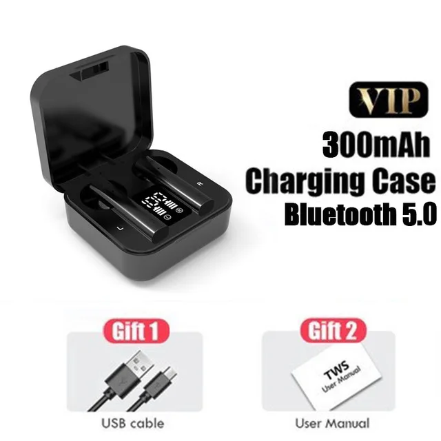 Human Physics Design Portable Sports Mini Tws X9 Waterproof Wireless Bluetooth Headphones V5 0 Stereo In ear Led Sport Headset