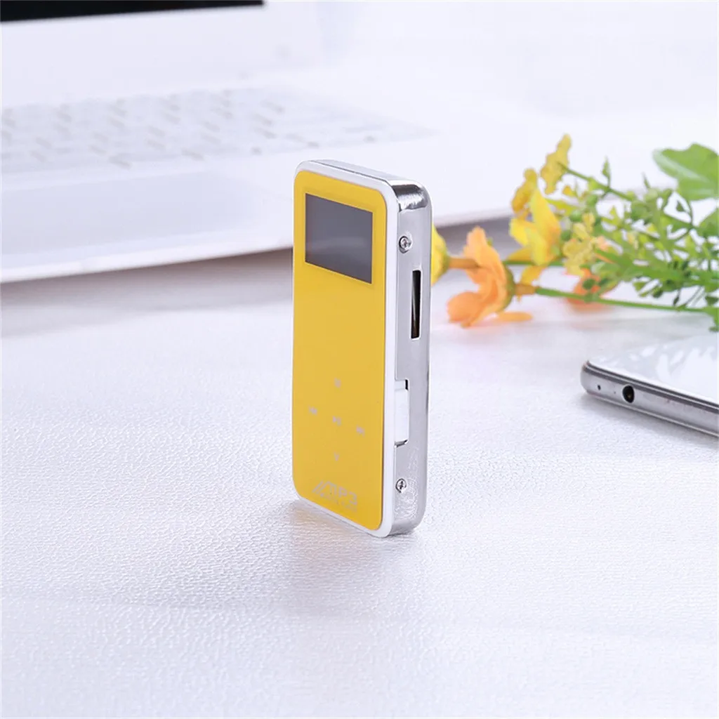 Мини MP3-плеер Черный слот для карт microSD и fm-радио Портативный hifi без потерь звук
