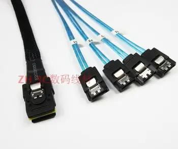 

Spot MINI SAS Line SFF8087 to 4 SATA3 Server Motherboard Array Card 1 Point 4 Hard Disk Data Cable