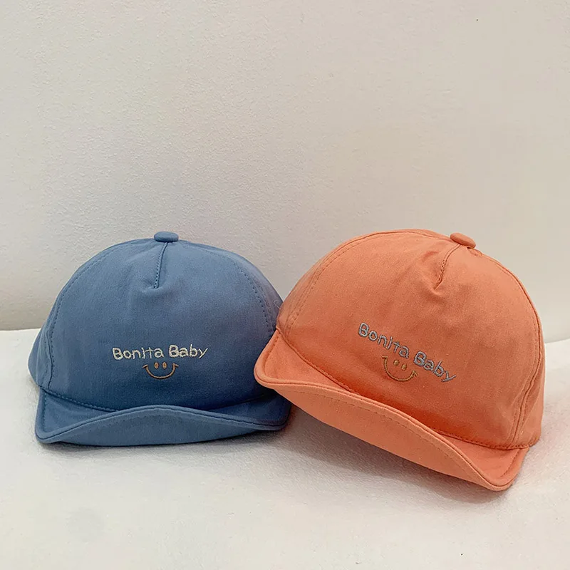 Summer Baby Baseball Cap For Toddler Boys Girls Soft Eaves Hat Cute Letter Infant Adjustable Caps