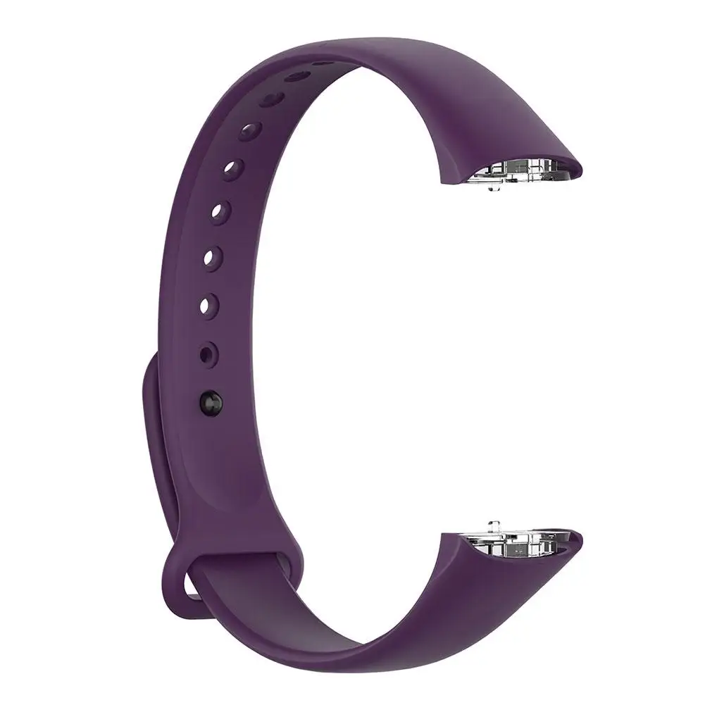 Силиконовые спортивные часы ремешок на запястье ремешок для samsung Galaxy Fit SM-R370 смарт-браслетный ремешок для часов SmartWatch аксессуары - Цвет: Dark Purple