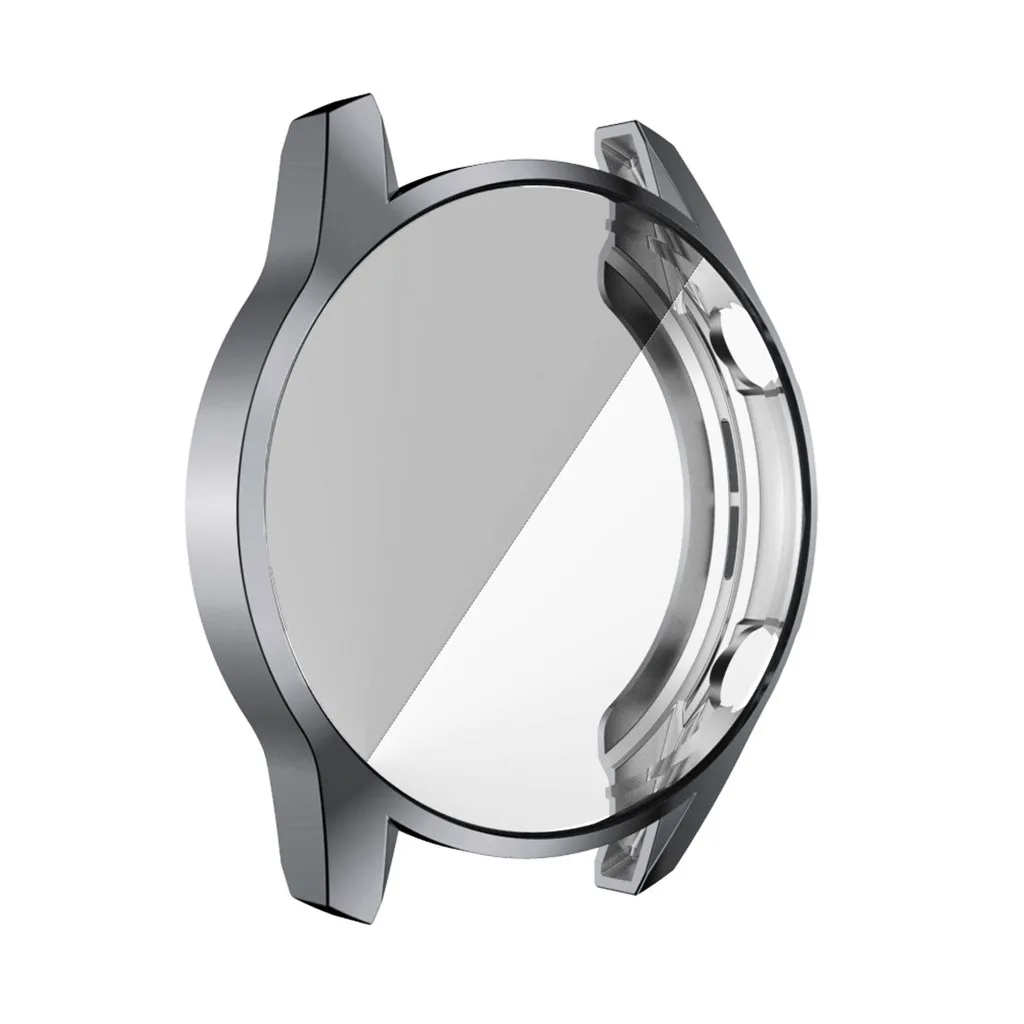 TPU чехол для huawei Watch GT2 46 мм ультра тонкий Гальванизированный прозрачный TPU мягкий чехол Защита пульсометра