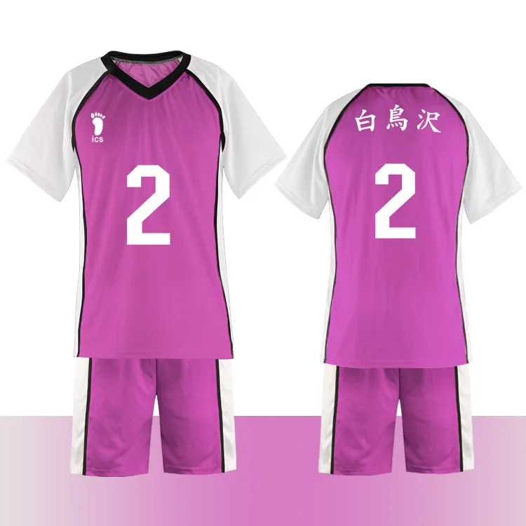 Haikyuu cosplay traje shiratorizawa escola wakatoshi ushijima