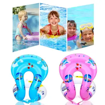

Dual Airbags Swim Ring Adjustable Belt Kids Children Trainer Aid Toys
