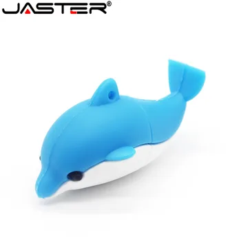 

JASTER Lovely mini dolphin USB Flash Drive cute animal pen drive cartoon pendrives U disk