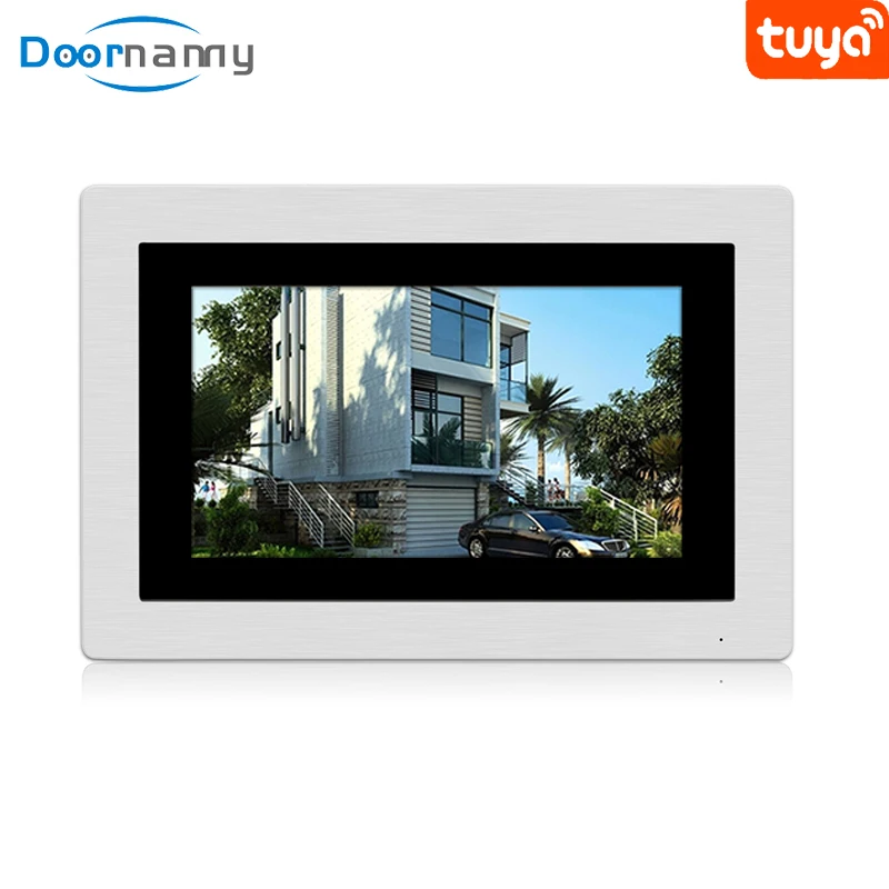 

Doornanny IP Video Intercom Monitor WiFi 720P Full Touch Screen With IR LED Motion Detection Singel Monitor Doorbell Intercom