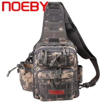 

NOEBY 28X21X9.5cm Fishing Bag Bolsa De Pesca Multi-Purpose Fishing Tool Bag Outdoor Saddle Bag Waterproof Waist Shoulder Bagpack
