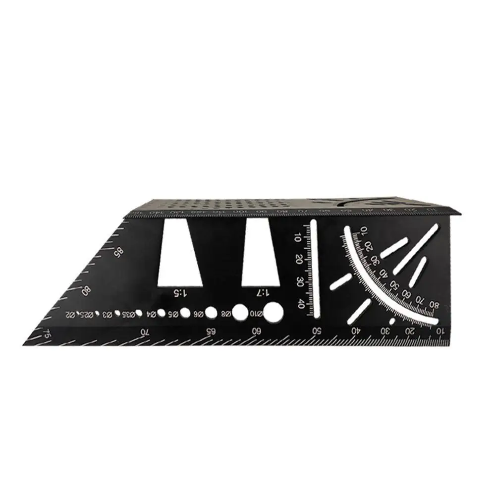 Multi-Function Ruler 45/90 Degree Line Angle Ruler Stop Type Ruler