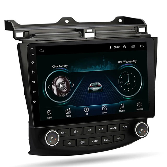 $US $170.90 10.1'' Android 9.1 Quad-core RAM 2GB ROM 32GB Car Stereo Radio GPS WIFI 3G 4G Mirror Link OBD For Honda Accord 2003-2007