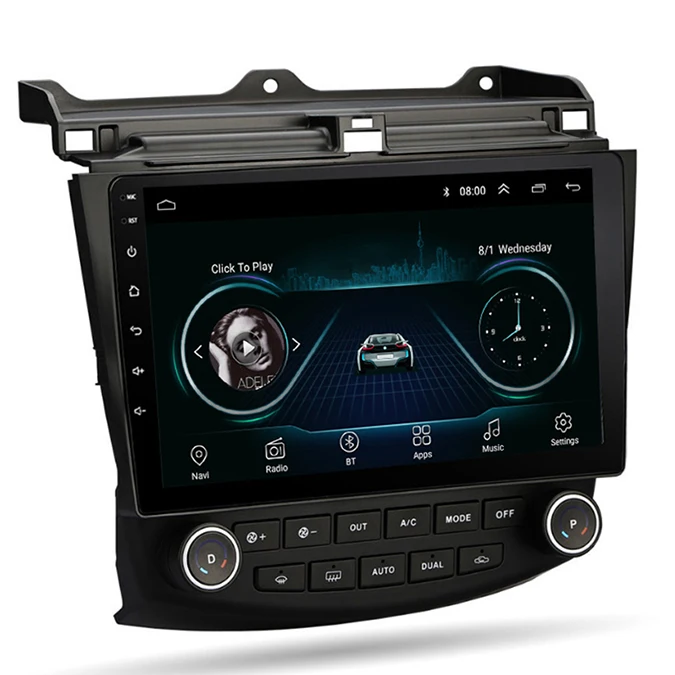  10.1'' Android 9.1 Quad-core RAM 2GB ROM 32GB Car Stereo Radio GPS WIFI 3G 4G Mirror Link OBD For H