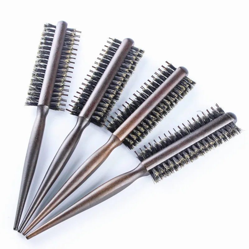 3Styles Professional Salon Teasing Back Hair Brushes Wood Slim Line Comb Hairbrush Extension Hairdressing Styling Tools DIY Kit