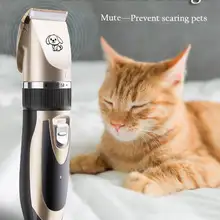 Cortapelos de bajo ruido para perros y gatos, herramienta de aseo para mascotas, cortadora de pelo, afeitadora