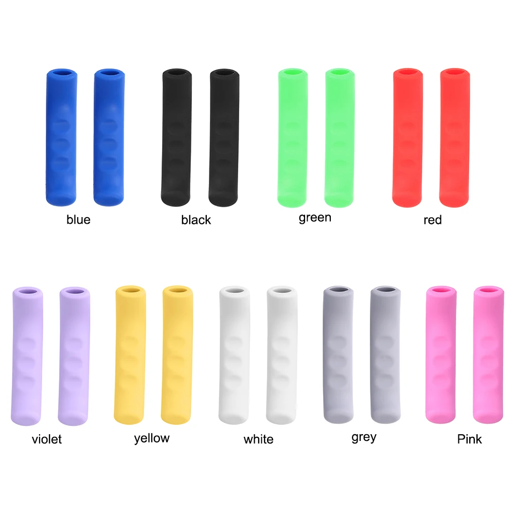 2pcs Brake Handle Lever Covers Antiskid Handle Protector Silicone Lever Shell Parking Brake Lever Case for Xiaomi M365 Scooter