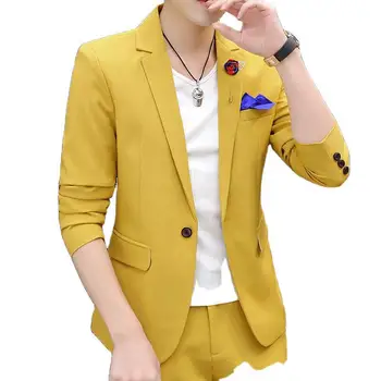 

Small Suit Man Autumn 2020 Trend Slim Fit On Clothes Youth Handsome Leisure Single Suit Coat