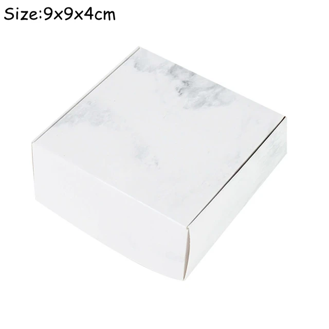 6pcs Multi-size Paper Boxes DIY HANDMADE Marbling Candy Boxes Wedding Birthday Party Cake Treat Gift Package Decoration Supplies Z27