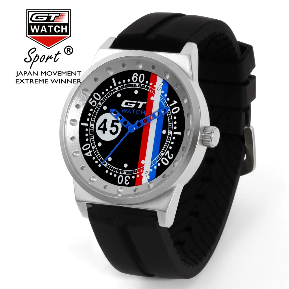 GT Watch Men Sport Watch F1 Fashion Silicone Band Men's Watch Quartz Male Clock relogio masculino relojes hombre 2022