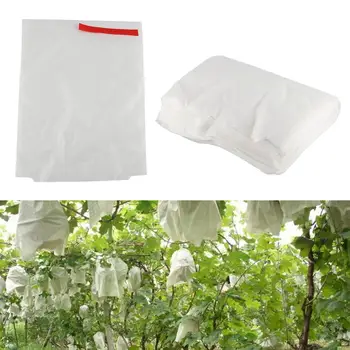 

100Pcs Grape Protection Bags For Fruit Vegetable Grapes Mesh Bag Against Insect Pouch Waterproof Pest Control Anti-Bird Garden