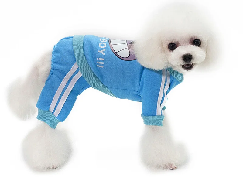 Теплый Собака Пижама накидка спортивный костюм для животных Костюмы комбинезон для щенка для Одежда для маленькой собаки чихуахуа Йорк любимчика комбинезоны