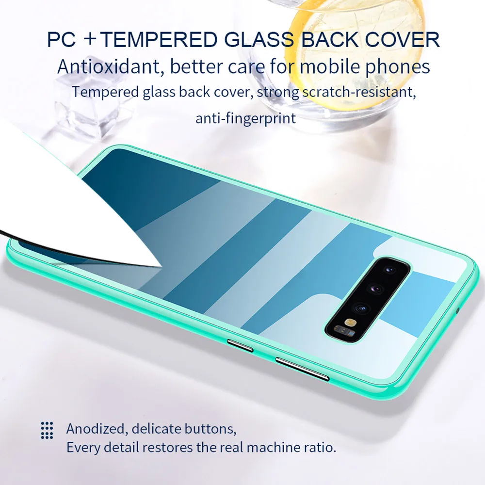 Магнитный стеклянный чехол KISSCASE для Samsung Galxy S9 S8 S7 Eage Plus S10 E Note 9 8 прозрачные