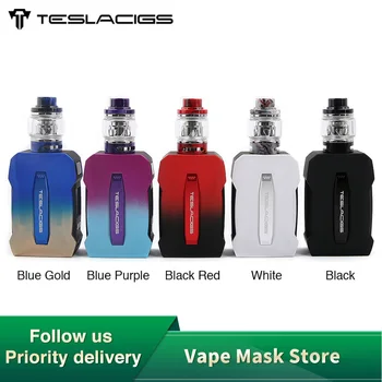 

New Original Tesla WYE II TC Kit with Tesla Resin Tank 4ml/6ml Capacity & 215W Huge Power No 18650 Battery Electronic Cigarette