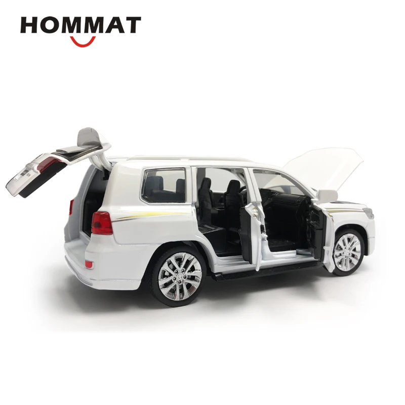 Hommate 1:32 моделирование Toyota Land Cruiser внедорожник автомобиль игрушка модель машины из сплава металл, полученный литьем под давление и игрушки модели автомобилей игрушки для детей