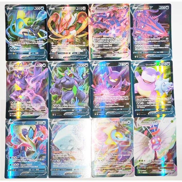200PCS New Shining Pokemon Cards GX MEGA TRAINER TAG TEAM VMAX Trading Card Game Collection Toys 4