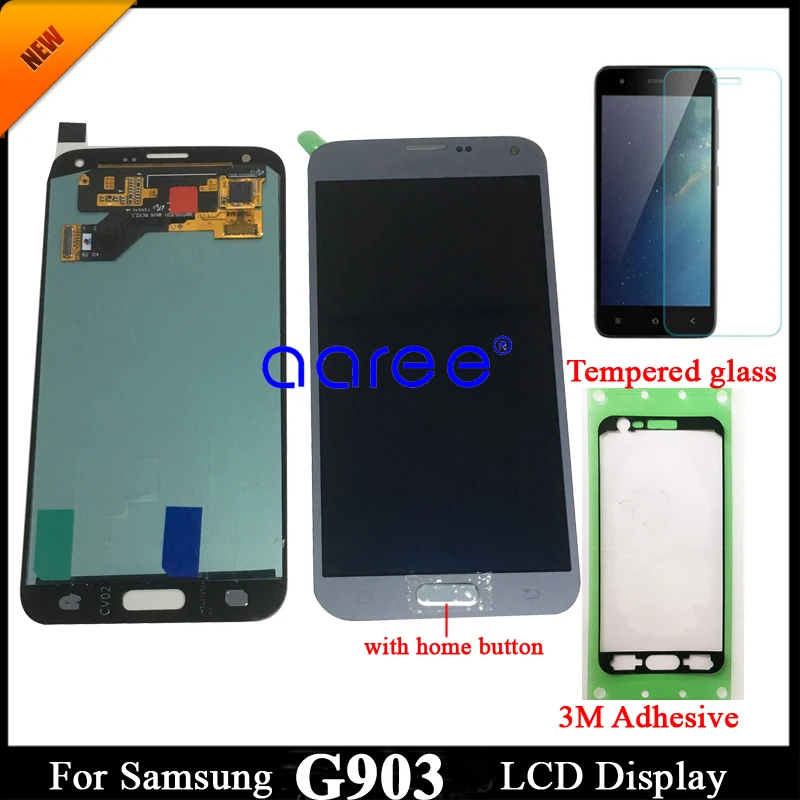 Клей+ Super AMOLED для samsung S5 NEO lcd G903F Disaplay ЖК-экран сенсорный дигитайзер сборка Главная Кнопка