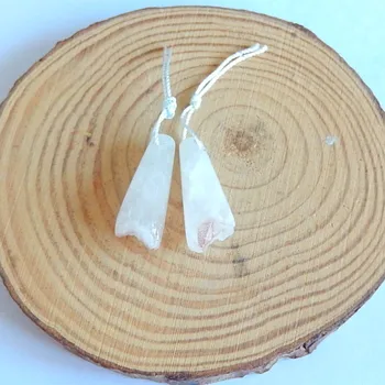 

Natural Gemstone Quartz Earrings,Fashion Earrings set Jewelry,28x10mm,8.5g