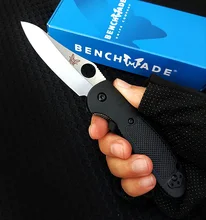 

Benchmade 555-1 555 Mini Folding Knife 440C Sharp Blade Camping Outdoor Safety-defend Knives Pocket EDC Tool-3