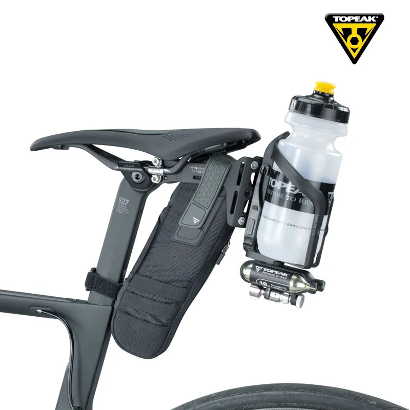 

TOPEAK triathlon Seat Double-kettle Bicycle seat Mounting bottle holder Frame Toolkit Kettle rack adapter