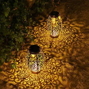 

LED Solar Lanterns Outdoor Hanging Decorative Night Light for Table Patio Courtyard Garden